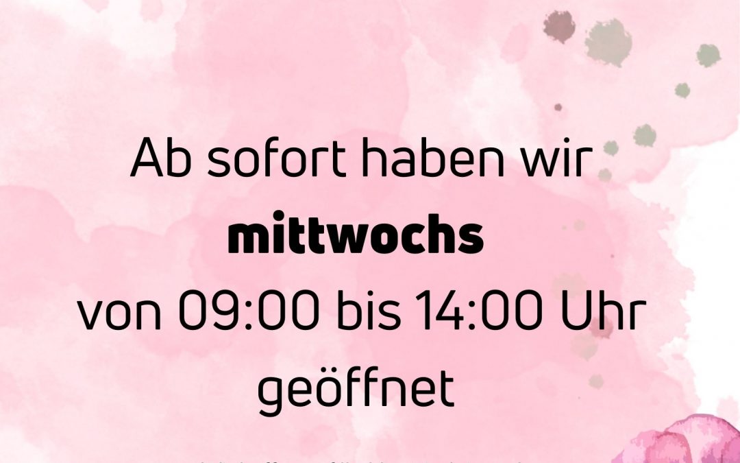 Geänderte Öffnungszeiten während der Ferienzeit