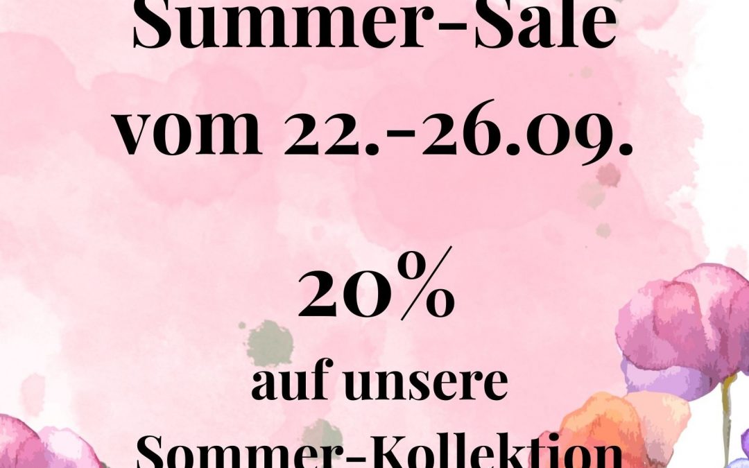 Pink Summer Sale